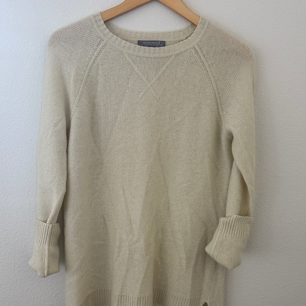 Neiman Marcus Cream Sweater
